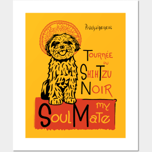 Funny Shih Tzu Owner Gift Shih Tzu Art Posters and Art